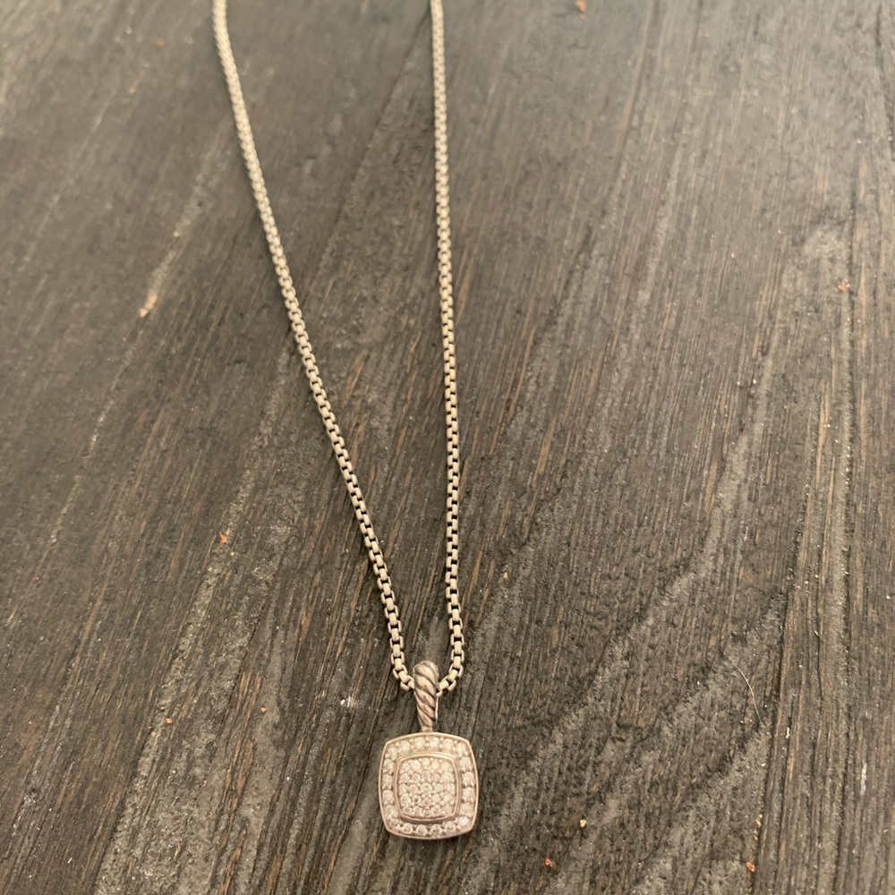 David Yurman Diamond Petite Albion Pendant